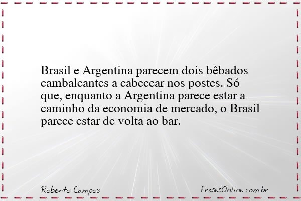 Frase de Roberto Campos