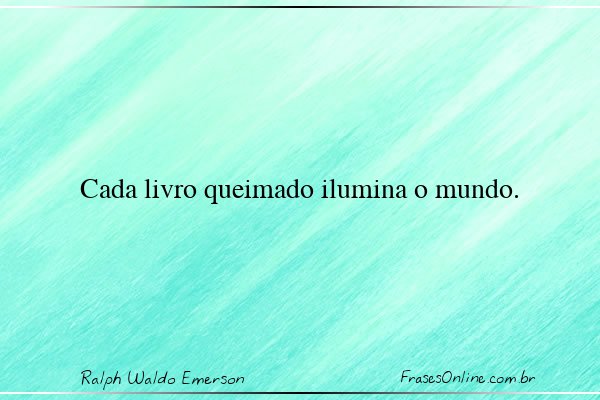 Frase de Ralph Waldo Emerson