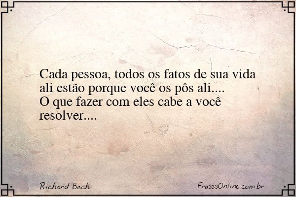 Frase de Richard Bach