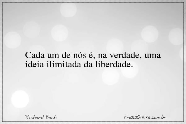 Frase de Richard Bach