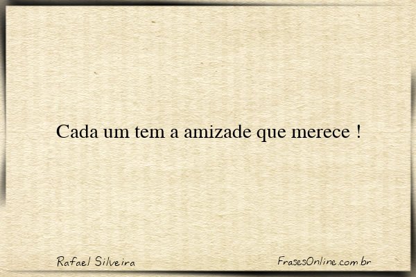 Frase de Rafael Silveira