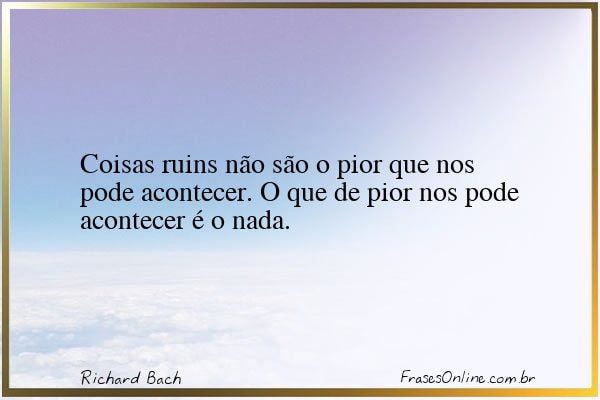 Frase de Richard Bach