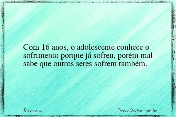 Frase de Rousseau