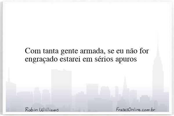 Frase de Robin Williams