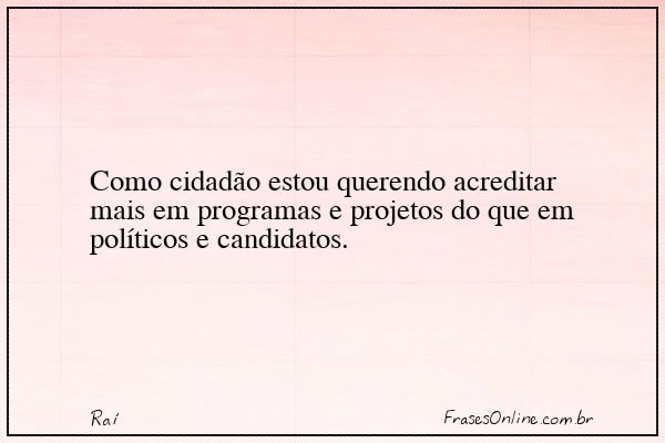 Frase de Raí