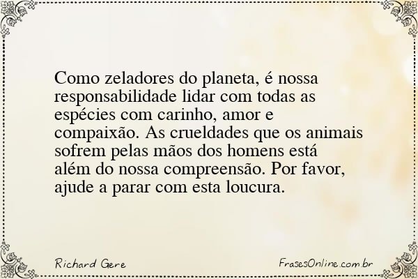 Frase de Richard Gere