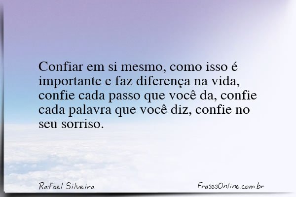 Frase de Rafael Silveira