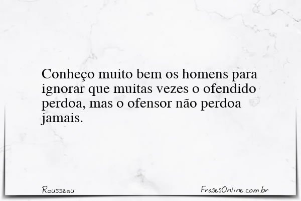 Frase de Rousseau