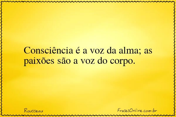 Frase de Rousseau