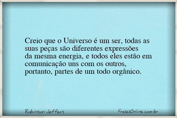 Frase de Robinson Jeffers
