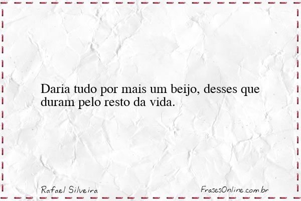 Frase de Rafael Silveira