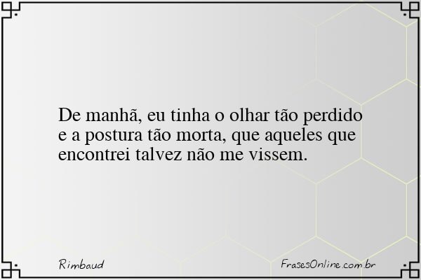 Frase de Rimbaud