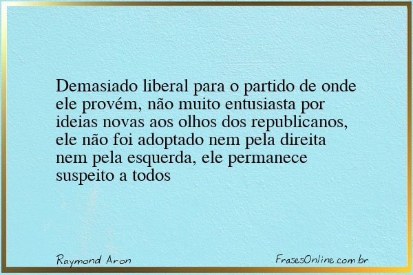 Frase de Raymond Aron
