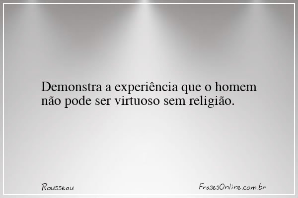 Frase de Rousseau