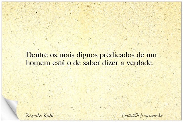 Frase de Renato Kehl