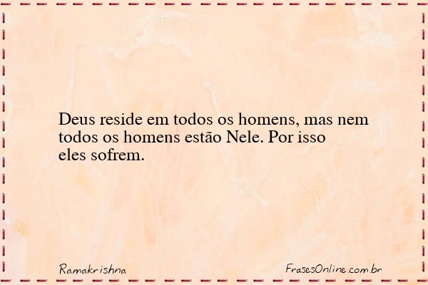 Frase de Ramakrishna