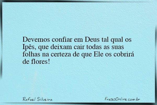 Frase de Rafael Silveira