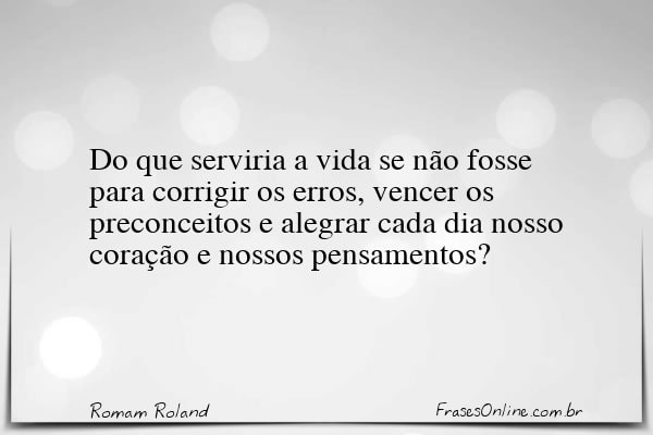 Frase de Romam Roland