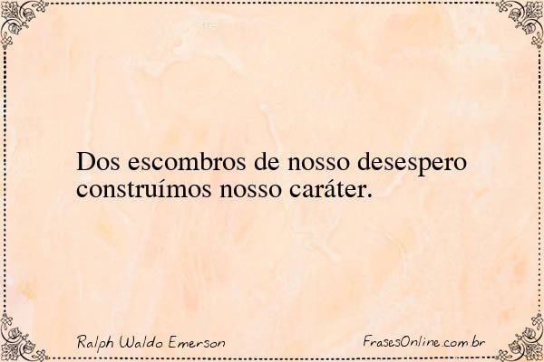 Frase de Ralph Waldo Emerson