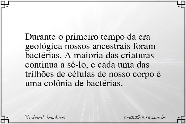 Frase de Richard Dawkins
