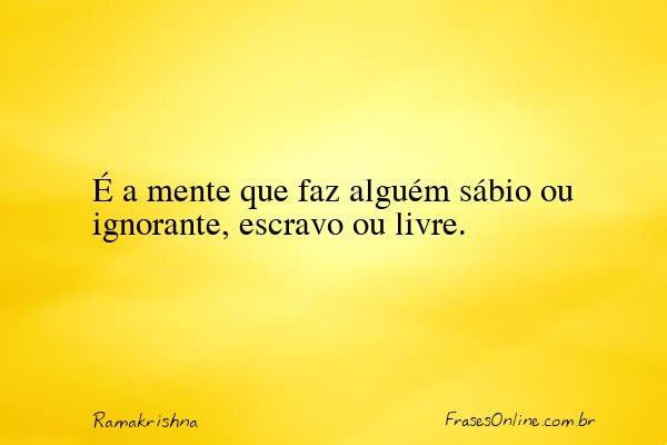 Frase de Ramakrishna