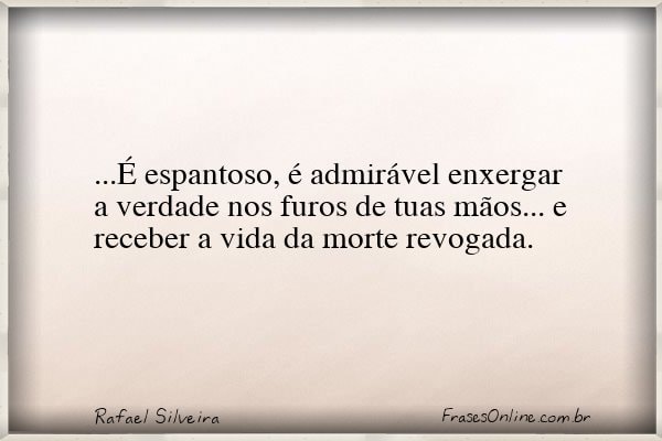 Frase de Rafael Silveira