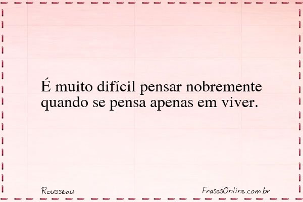Frase de Rousseau