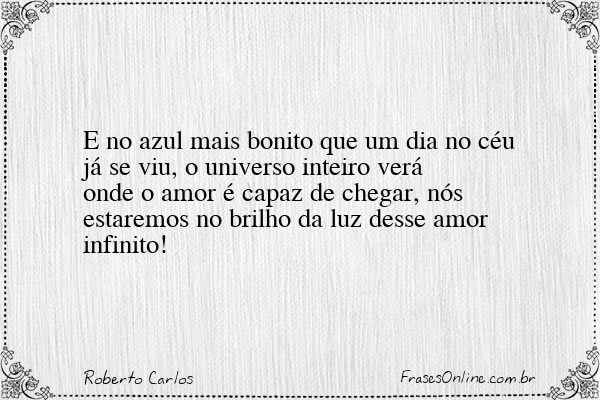 Frase de Roberto Carlos