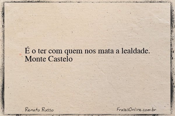 Frase de Renato Russo