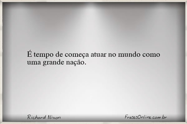 Frase de Richard Nixon