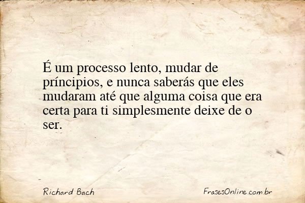 Frase de Richard Bach