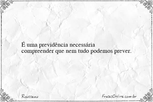 Frase de Rousseau