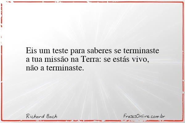 Frase de Richard Bach