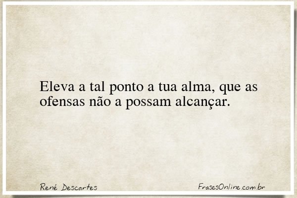 Frase de René Descartes