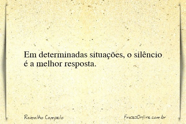 Frase de Ramalho Campelo