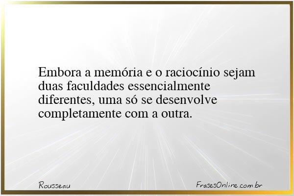Frase de Rousseau