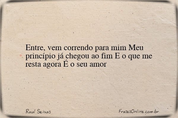 Frase de Raul Seixas