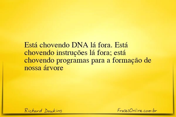 Frase de Richard Dawkins