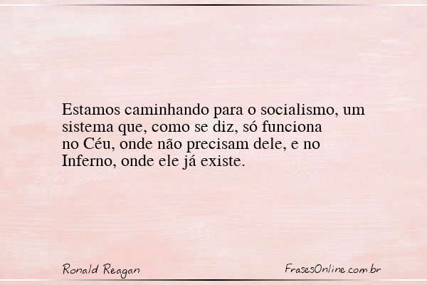 Frase de Ronald Reagan