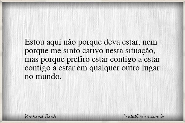 Frase de Richard Bach