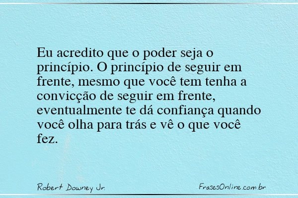 Frase de Robert Downey Jr.