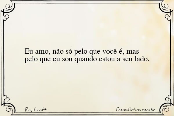 Frase de Roy Croft