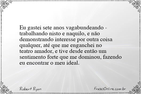 Frase de Robert Ryan
