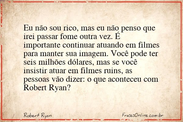 Frase de Robert Ryan