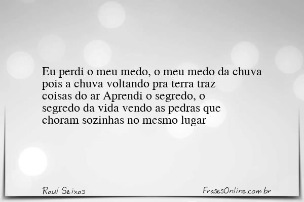 Frase de Raul Seixas