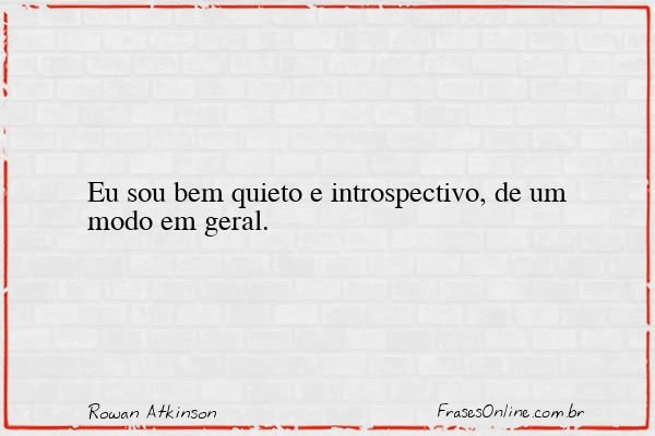 Frase de Rowan Atkinson