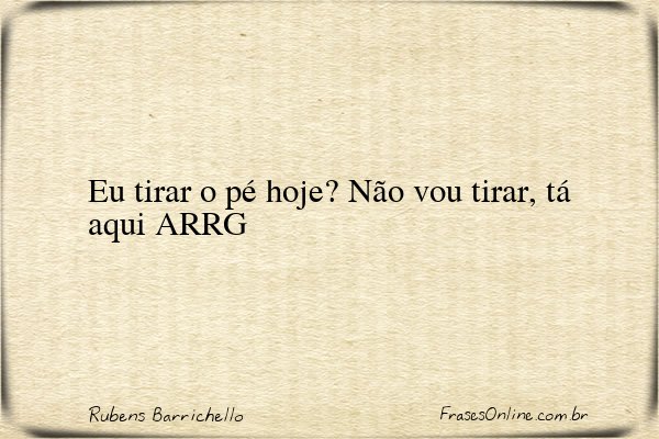 Frase de Rubens Barrichello