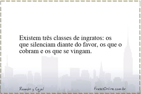 Frase de Ramón y Cajal