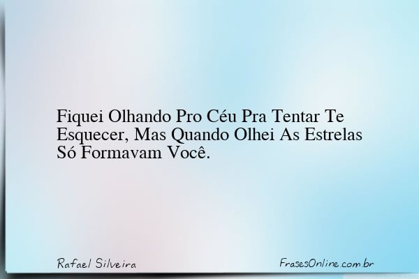 Frase de Rafael Silveira