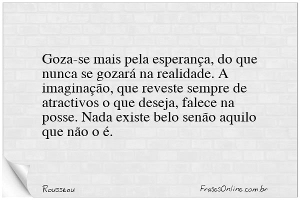 Frase de Rousseau